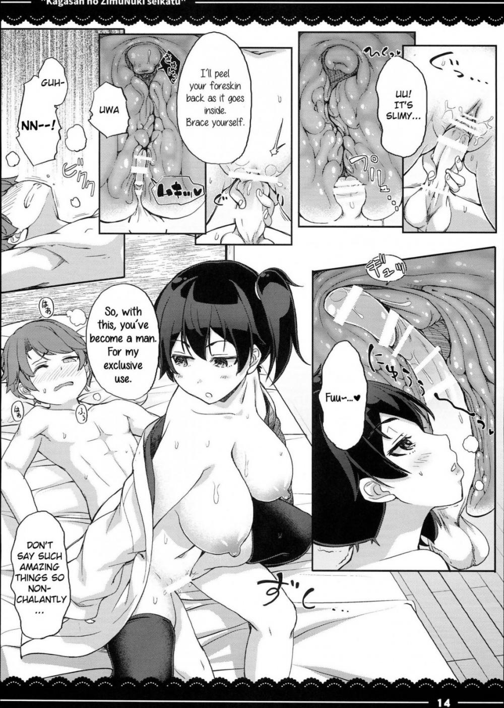 Hentai Manga Comic-Kaga-san's Work Skipping Sex Life-Read-15